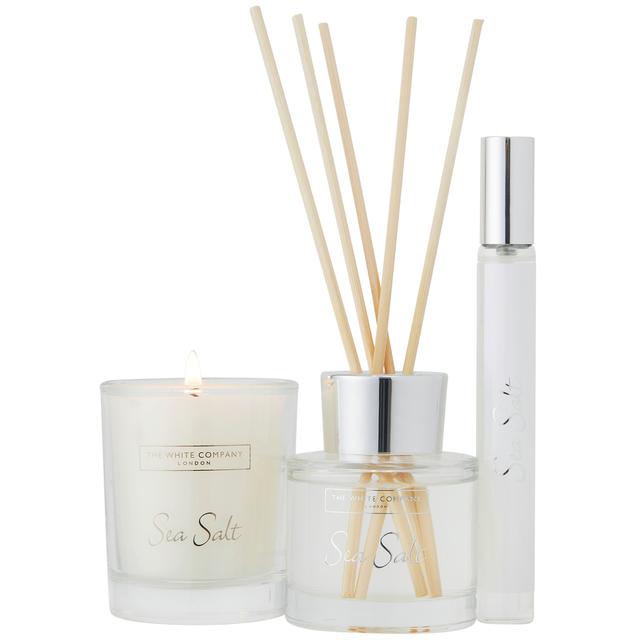 The White Company Sea Salt Mini Home Scenting Set on Productcaster.