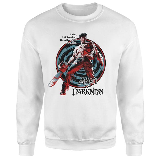 Army Of Darkness Hail To The King Sweatshirt - White - L on Productcaster.