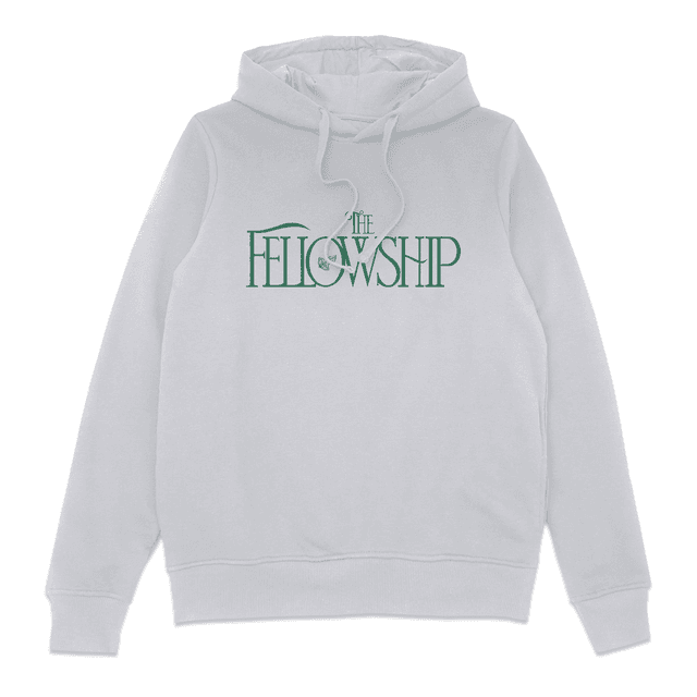 Lord Of The Rings Fellowship Hoodie - White - L on Productcaster.