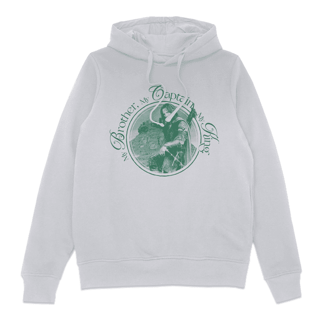 Lord Of The Rings My Captain Hoodie - White - XXL on Productcaster.