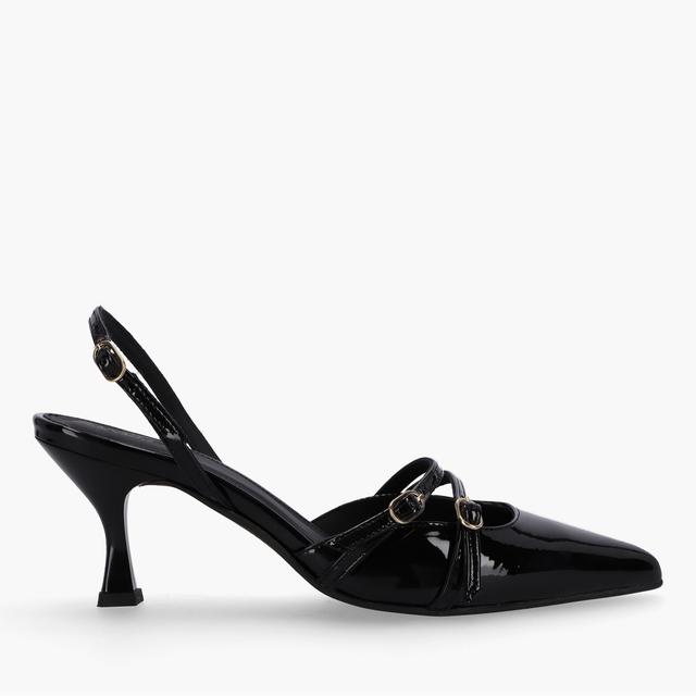 ALOHAS Women's Joelle Patent Leather Heeled Courts - UK 8 on Productcaster.