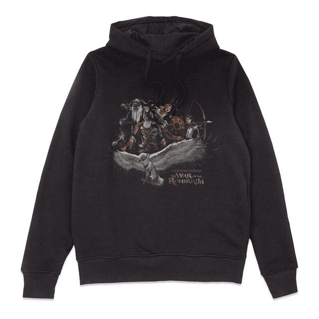 Lord Of The Rings Cinematic Composition Hoodie - Black - XL on Productcaster.