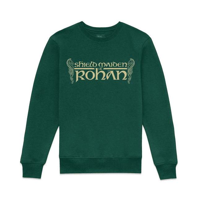 Lord Of The Rings The War of Rohirrim Sheild Maiden Of Rohan Jumper - Green - L on Productcaster.