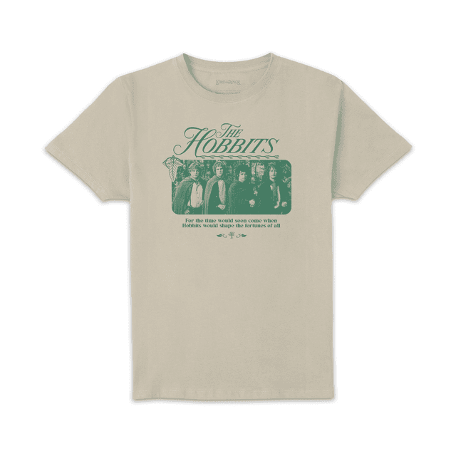 Lord Of The Rings The Hobbits Unisex T-Shirt - Cream - XL on Productcaster.