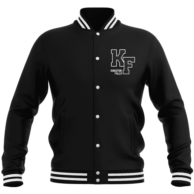 Gremlins Kingston Falls Varsity Jacket - Black/Black - XXL on Productcaster.