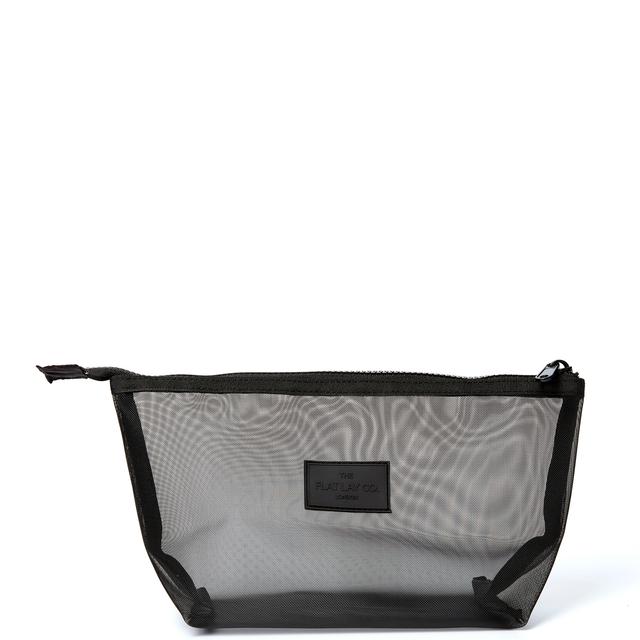 The Flat Lay Co. Essential Makeup Pouch - Classic Black Mesh on Productcaster.