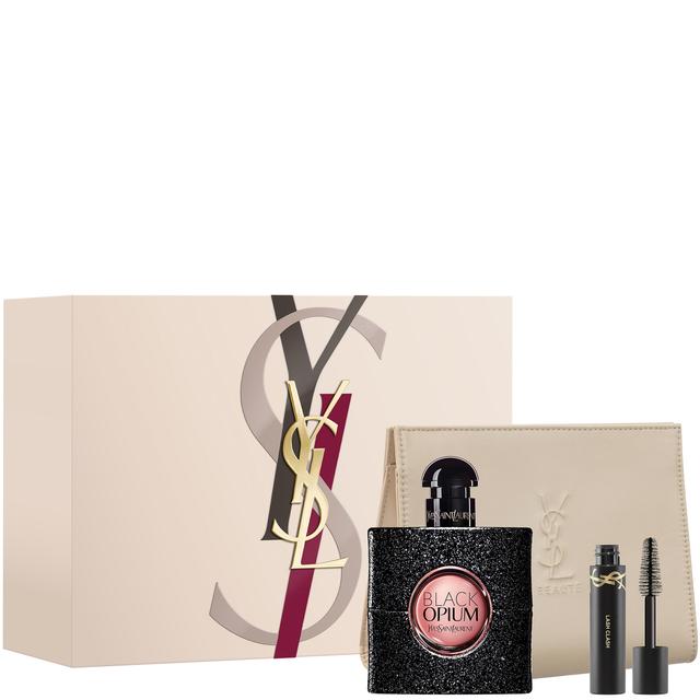 Yves Saint Laurent Black Opium Eau de Parfum 50ml + Mini Lash Clash + Pouch Set on Productcaster.