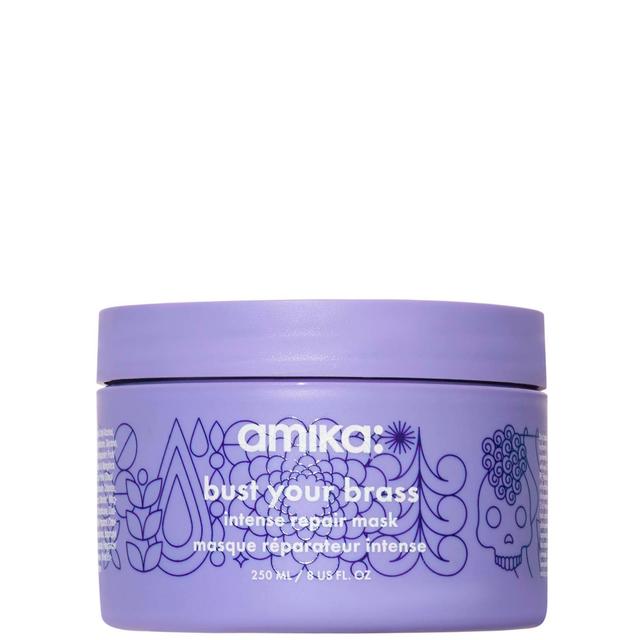 Amika Bust Your Brass Cool Blonder Intense Repair Mask 250ml on Productcaster.