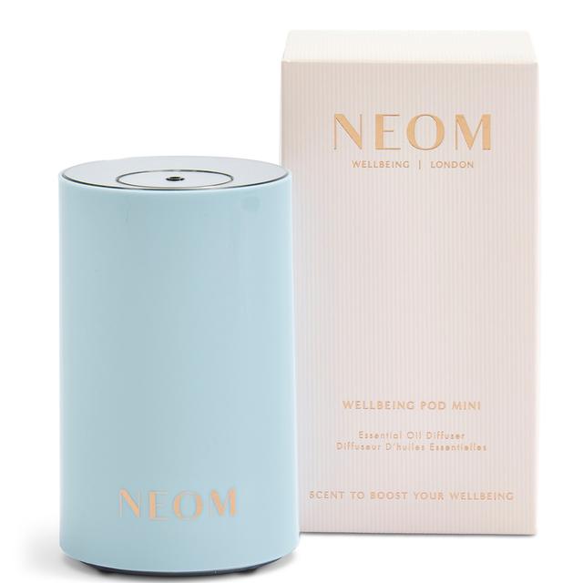 NEOM Wellbeing Exclusive Pod Mini Waterless Essential Oil Diffuser in Blue on Productcaster.