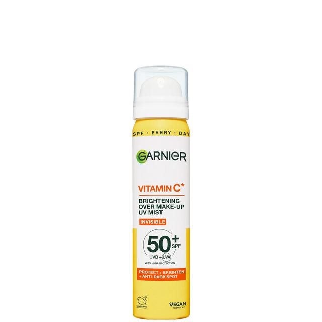 Garnier Vitamin C Brightening Over Make-Up UV Mist Invisible with SPF50+ and Vitamin C 75ml on Productcaster.