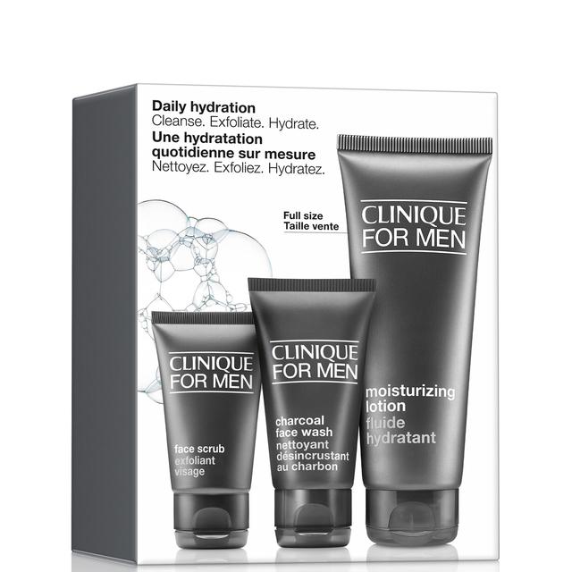 Clinique Daily Hydration Men's Skincare Gift Set for Normal to Dry Skin on Productcaster.