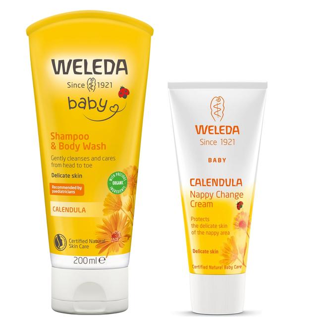 Weleda Baby Shampoo & Body Wash + Nappy Cream Bundle on Productcaster.