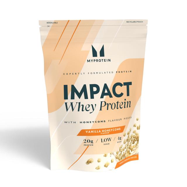 Impact Whey Protein - 960g - Vanilija i med s hrskavim komadićima keksa on Productcaster.