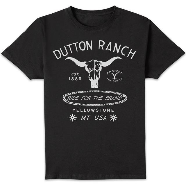 Yellowstone Ride For The Brand Unisex T-Shirt - Black - 3XL on Productcaster.