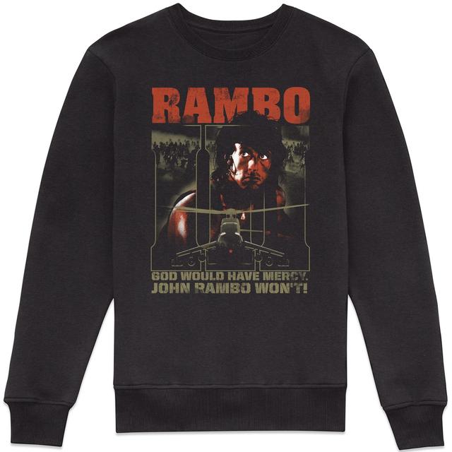 Rambo 3 No Mercy Sweatshirt - Black - S on Productcaster.