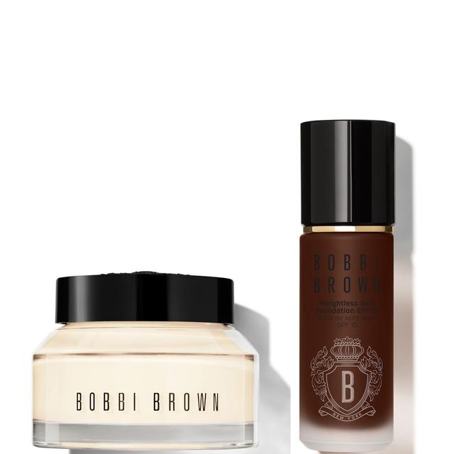 Bobbi Brown 24-hour Hydration Duo - Vitamin Enriched Face Base & Foundation Bundle (Various Shades) - Warm Espresso on Productcaster.