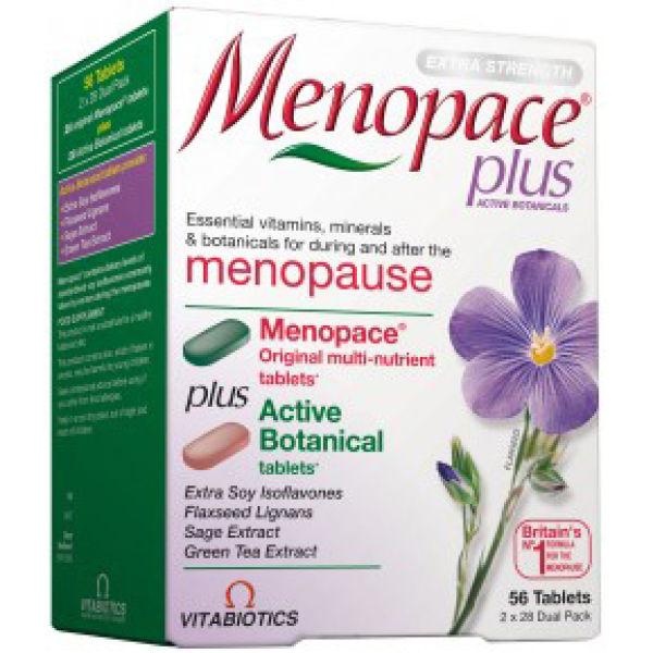 Vitabiotics Menopace Plus With Active Botanicals (2 X 28 Tablets) on Productcaster.