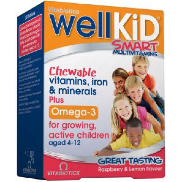 Vitabiotics Wellkid Multivitamins For Active Children (30 Tablets) on Productcaster.