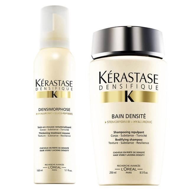 Kerastase Densifique Shampoo Bain Densite (250ml) and Mousse Densimorphose (150ml) on Productcaster.