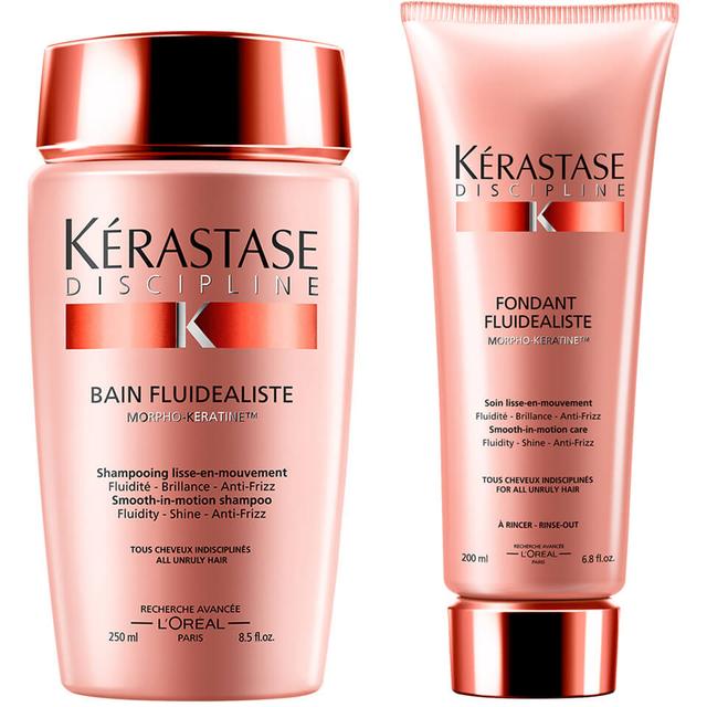 Kerastase Discipline Shampoo Bain Fluidealiste (250ml) and Fondant Fluidealiste (200ml) on Productcaster.