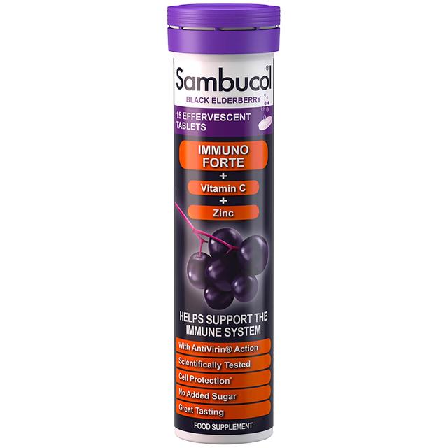 Sambucol - Immuno Forte Tablets (15 Tablets) on Productcaster.