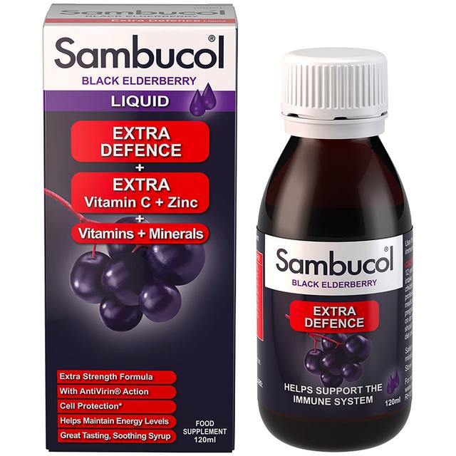 Suplement diety Sambucol Extra Defence (120 ml) on Productcaster.