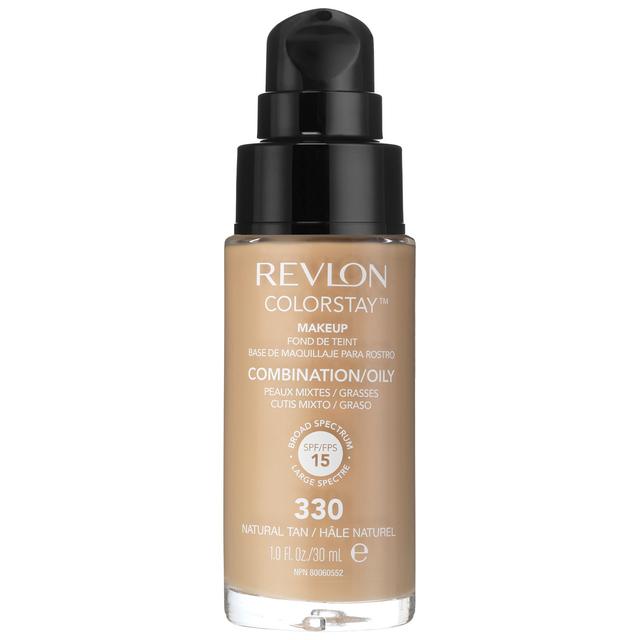 Revlon ColorStay Make-Up Foundation for Combination/Oily Skin (Various Shades) - Natural Tan on Productcaster.