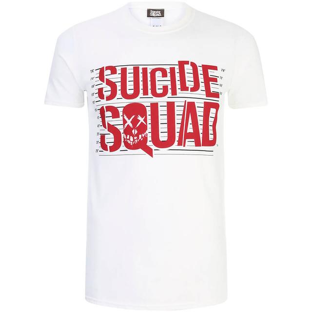 Camiseta DC Comics Escuadrón Suicida Logo - Hombre - Blanco - S on Productcaster.