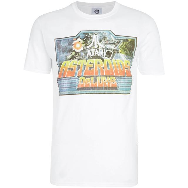 Atari Men's Asteroids Deluxe T-Shirt - White - S on Productcaster.