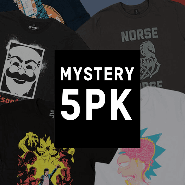 Mystery Geek T-Shirt - 5-Pack - Men's - M on Productcaster.