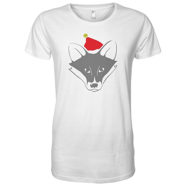 Fuchs mit Santa Hut Männer T-Shirt - L on Productcaster.