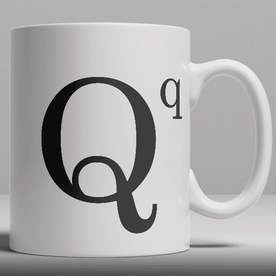 Alphabet Ceramic Mug - Letter Q on Productcaster.