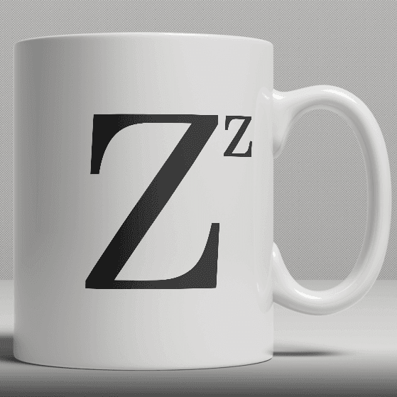 Alphabet Keramik Designer Tasse - Buchstabe Z on Productcaster.