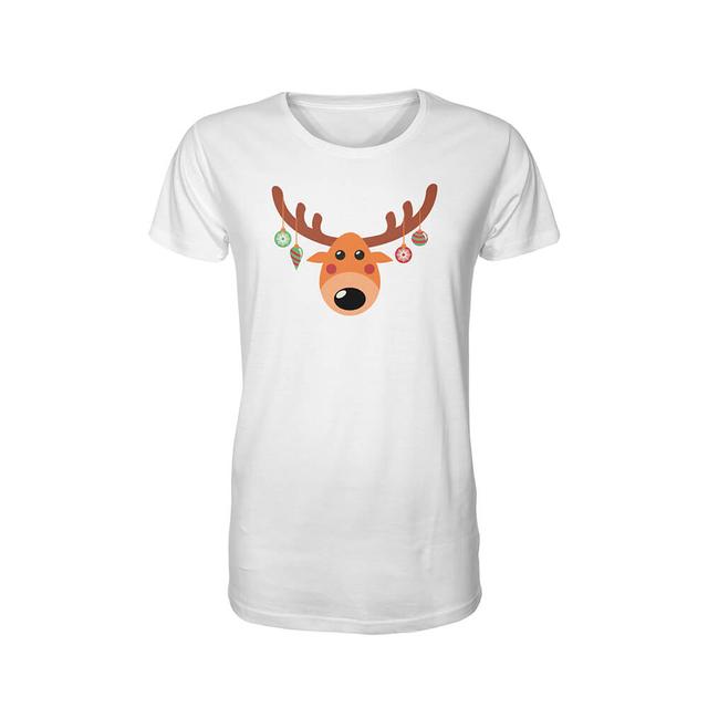 Reindeer Xmas T-Shirt - XL - Weiß on Productcaster.