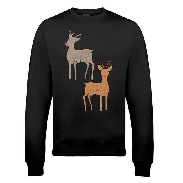 Rudolph Xmas Sweatshirt - L - Schwarz on Productcaster.