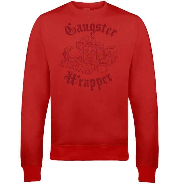 Gangster Wrapper Christmas Jumper - Red - XL on Productcaster.