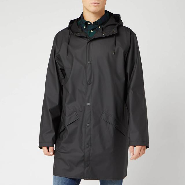 Rains Long Jacket - Black - L on Productcaster.