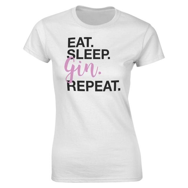 Gin Women's T-Shirt - White - S - White on Productcaster.