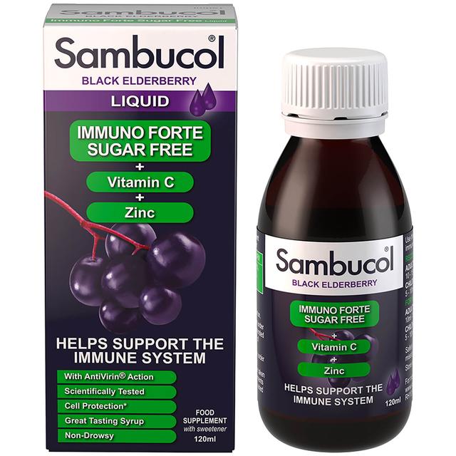 Sambucol - Immuno Forte Sugar Free Drops (120ml) on Productcaster.