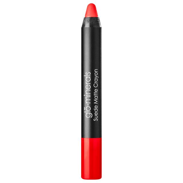 glo minerals Suede Matte Lip Crayon (Various Shades) - Crush on Productcaster.