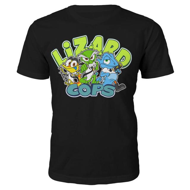 Lizard Cops T-Shirt - XXL - Schwarz on Productcaster.