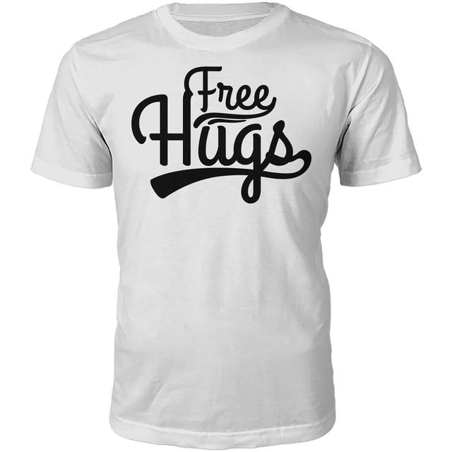 Männer Free Hugs T-Shirt - Weiß - M - Weiß on Productcaster.