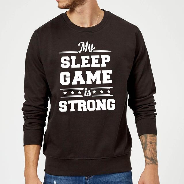 Sleep Game Slogan Sweatshirt - Schwarz - XXL - Schwarz on Productcaster.