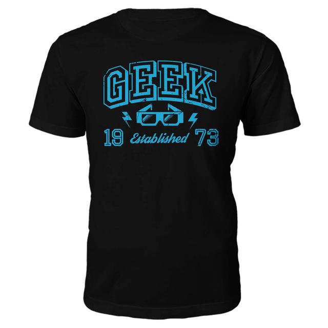 Geek Established 1970's T-Shirt - XL - 1973 on Productcaster.