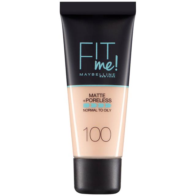 Maybelline Fit Me! Matte and Poreless Foundation 30 ml (διάφορες αποχρώσεις) - 100 Warm Ivory on Productcaster.