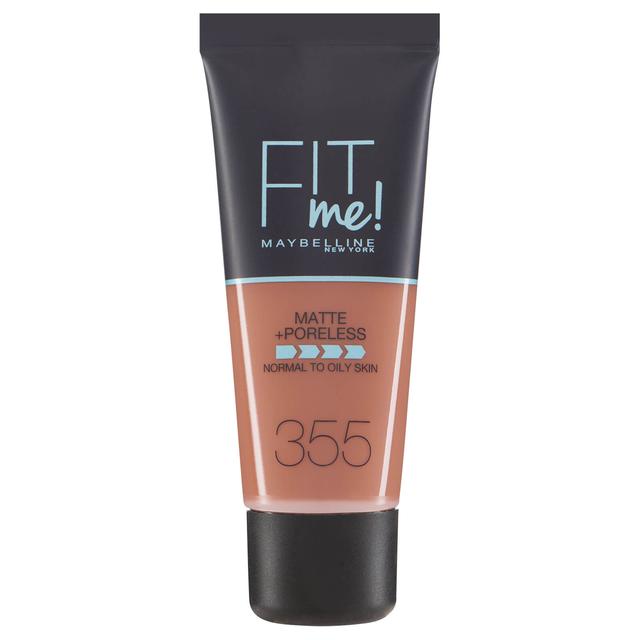 Maybelline Fit Me! Matte and Poreless Foundation 30ml (Various Shades) - 355 Pecan on Productcaster.