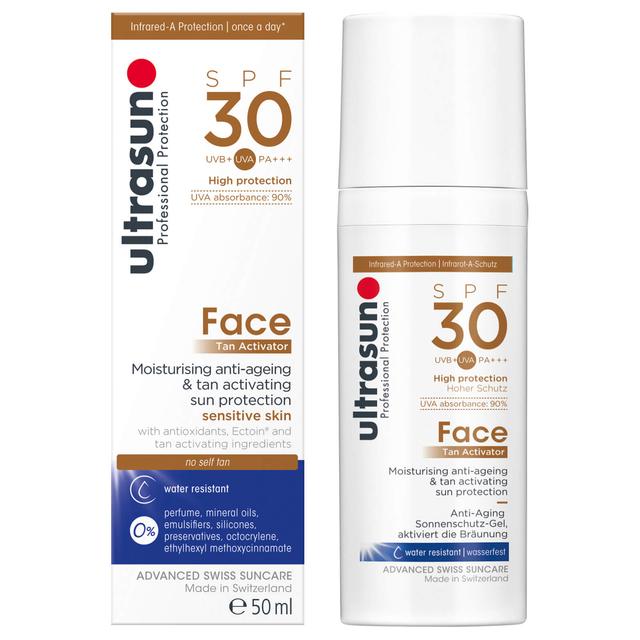 Ultrasun Tan Activator for Face SPF30 50ml on Productcaster.