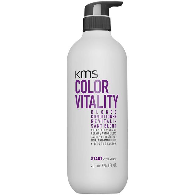 KMS Color Vitality Blonde Conditioner 750ml For Anti-Brassiness And Repair (Worth £69) on Productcaster.