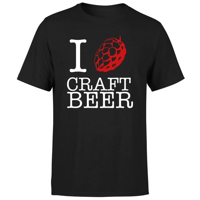 I Hop Craft Beer Mens T-Shirt - XL - Schwarz on Productcaster.