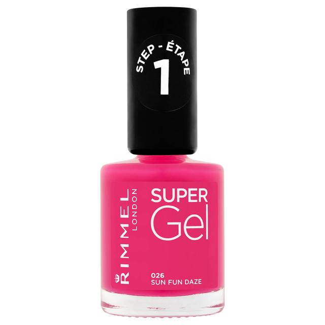 Rimmel Super Gel Nail Varnish 12ml (Various Shades) - 26 Sun Fun Daze on Productcaster.